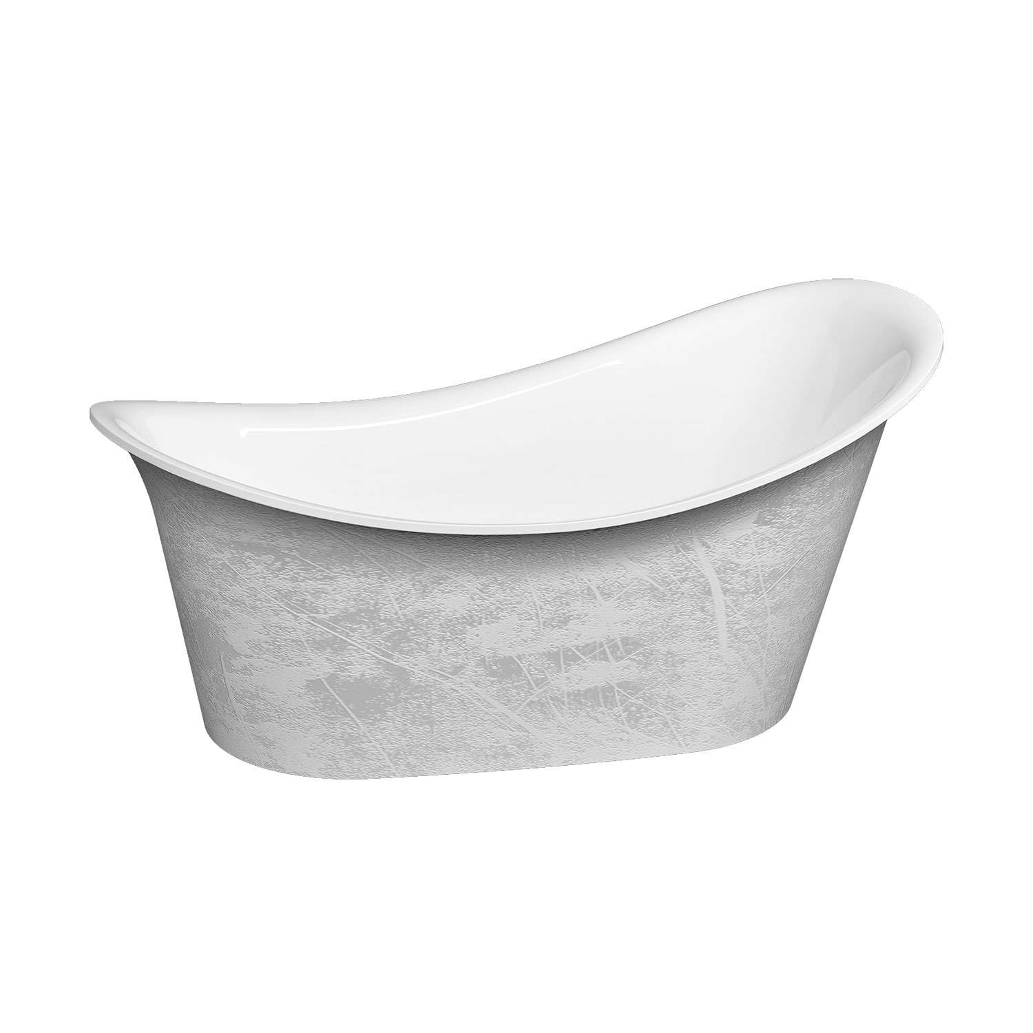 Freestanding bathtub, 72 1/2